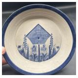 Straw town pottery 1997 Indiana bowl 7.5 wide