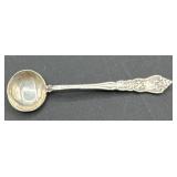 Very rare 1847 Rogers grape salt spoon