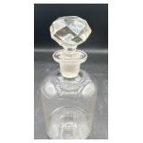 Cut glass stopper/bottle