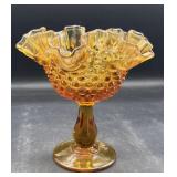 Fenton hobnail compote