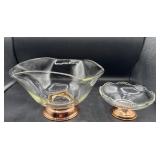 MCM Glass center bowls