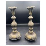 1800's Russian candlesticks marked