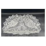 American Fostoria 3 footed center piece 10.5' w