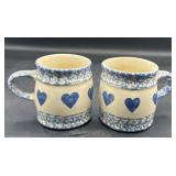 Roseville, Ohio pottery mugs
