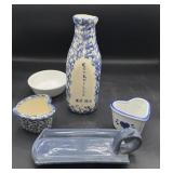 Alpine pottery Roseville, Ohio milk bottle