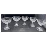 Heisey set of 5 shurberts