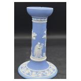 Wedgewood, tall, candlestick, minor, flake as