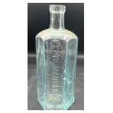 Vintage glass medicine bottle