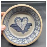BBP Beaumont Bros pottery many spongeware bowl