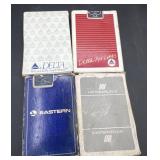 Vintage airline playing cards