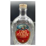 Log cabin, vintage, bicentennial flask