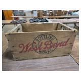 West Bend Bottling Works Wood Crate