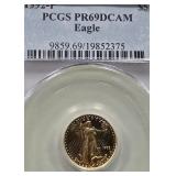 1992 P PCGS PR69DCAM $5 Gold Bullion Coin