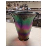 Fenton Amberina Iridescent Flip Lip Case