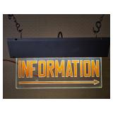 Edge Lit Lucite Sign
