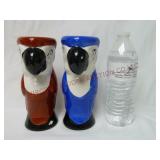 Macaw Parrot Tropical Drink Glass / Mug / Vase ~ 2