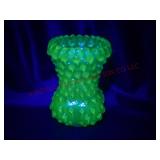 Wilkerson Glass Cobalt Uranium Toothpick Holder