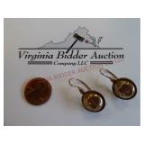 Earrings ~ Marked 925 1626 AR ~ Sterling Silver