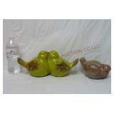 Decorative Love Birds & Bird Candle