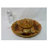 DeForest of California Pottery Serving Set