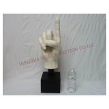 #1 Pointing Finger / Hand w Base ~ 23" Tall