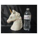 Fab NY Iridescent Unicorn Coin Bank ~ 8"t