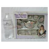 "Tea Time" Fine Porcelain China Tea Set w Box
