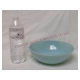 Vintage Fire King Delphite Blue Bowl ~ 8" Rim
