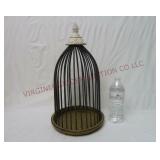 Shabby Chic Bird Cage Wire Dome Cloche