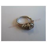 Multi Stone Engagement Ring ~ Marked JH 925