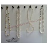 Fashion & Costume Beaded Necklaces ~ Lot of 4