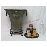 Asian Decor Piece & Feng Shui Candle Set