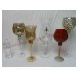 Tall Decorative Candle Holders ~ Lot of 5