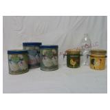 Susan Winget Bail Lid Canisters & Goose Tins (3)