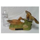 1988 Ducks Unlimited Gadwall Jim Beam Decanter