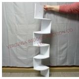 Round Corner Shelves ~ 48.5" tall with 7" sides