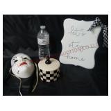 Drama Mask, Candle & Let