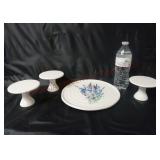 Opificio Etico Ceramiche Plate & Cupcake Stands