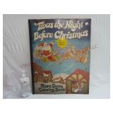 1977 Twas the Night Before Christmas Coloring Book