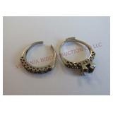 Wedding Ring Set ~ Marked 14K ~ Broken & No Stones