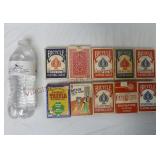 Vintage Playing & Pocket Trivia Cards ~ 10 Decks