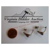 Vintage Dolphin Earrings ~ Marked 925 ~ Sterling