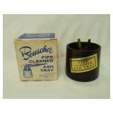 Vintage Beuscher Pipe Cleaner Ashtray w Box