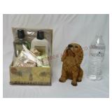 Pina Colada Bath Set & Cocker Spaniel Figurine