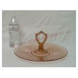 Anchor Hocking Mayfair Pink Depression Glass Tray