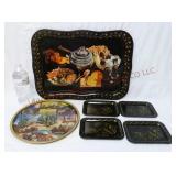 Coca Cola Tray, Bicentennial Tray & Bird Trays