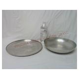 Vintage Aluminum Bowl & Serving Tray