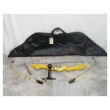 LH Olympic Recurve 25" Riser Limbs 36lb w Case
