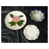 Hand Painted Nippon Bowl, Vintage Plate & Saucer