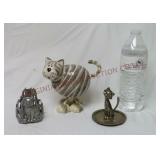 Cats ~ Bobble, Candle Holder & Ring Holder